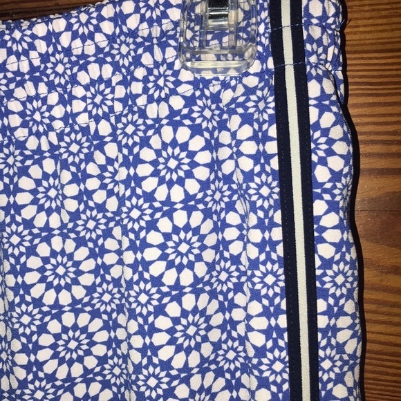 Talbots SP Petite Blue White Pants - Picture 2 of 6